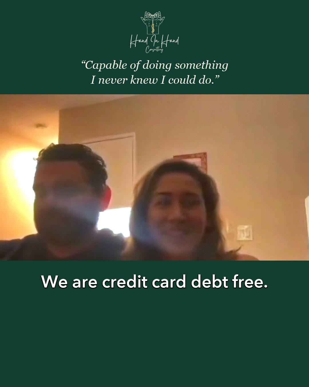 Ana and Jacob, a married couple, sharing their story